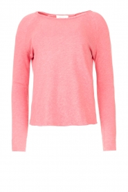 American Vintage | Basic ronde hals T-shirt Sonoma | roze 