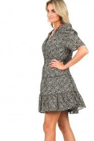 Second Female |  Cotton dress with print Mikka | black  | Picture 6