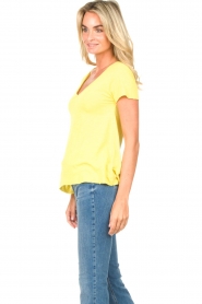 American Vintage | Basic T-shirt Jacksonville | geel   | Afbeelding 4