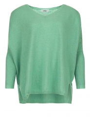 Not Shy |  Cashmere sweater Faustine | green  | Picture 1