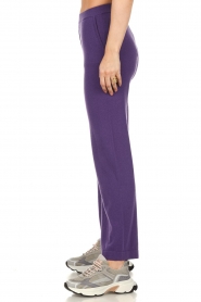 Not Shy |  Cashmere trousers Dulcina | purple   | Picture 5