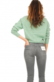 Second Female |  Knitted mohair cardigan Brook | green  | Picture 8