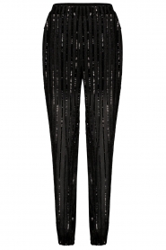 Ibana |  Sequin pants Manhattan | black  | Picture 1
