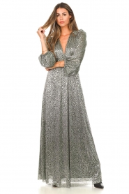 Lurex dress Celie | green... | ba&sh | Little Soho