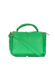 STUDIO AR |  Leather puffer shoulder bag Fiona | green