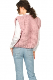 Kiro by Kim |  Knitted waistcoast Leanne | pink  | Picture 8