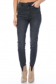 Tomorrow Denim |  High waist skinny jeans Laila | Grey  | Picture 4
