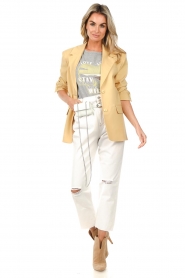 American Vintage |  Oversized blazer Tabinsville | yellow  | Picture 6