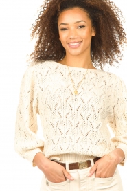 Suncoo |  Knitted Cardigan Panama | natural  | Picture 10