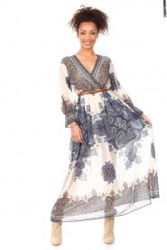 Liu Jo |  Maxi dress with print Aliyah | blue  | Picture 5