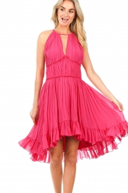 Twinset | Geplooide jurk Francis | roze  | Afbeelding 2