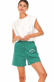 Notes Du Nord | Sweat short Lily | groen   | Afbeelding 2