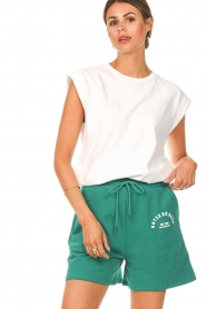 Notes Du Nord | Sweat short Lily | groen   | Afbeelding 8