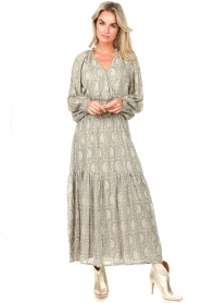Ibana |  Printed maxi dress Donna | green  | Picture 3