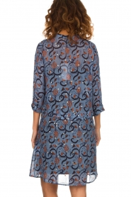 Munthe |  Dress with print Alyssa | blue  | Picture 5