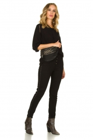 IRO |  Studded skinny jeans Gaetus | black  | Picture 3