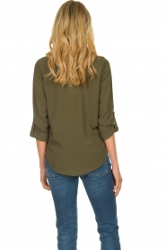 Kocca | Overslag blouse Guase | groen  | Afbeelding 5