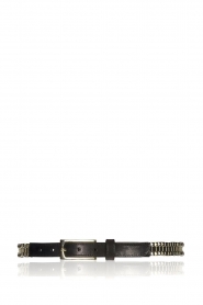 Depeche |  Leather belt Layla | black  | Picture 1