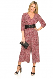 ba&sh |  Printed jumpsuit Cloy | rood  | Picture 3