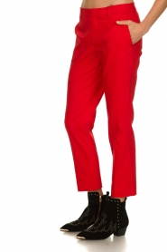 Set | Klassieke pantalon Lisa | rood   | Afbeelding 4
