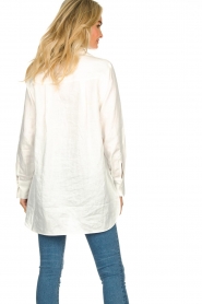 Second Female |  Linen blouse Lune | white  | Picture 6