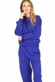 Second Female |  Basic hoodie Carmelle | blue  | Picture 4