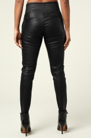Ibana |  Stretch leather pants Colette | black  | Picture 6