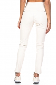 Ibana :  Stretch leather pants Colette | white - img7