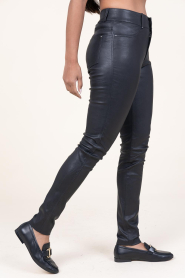 Ibana |  Leather stretch pants Passion | black  | Picture 6