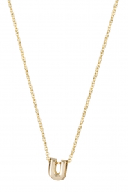 Just Franky |  14k gold necklace length 45 cm | yellow gold  | Picture 1