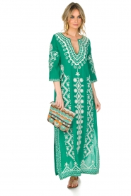 Star Mela |  Maxi dress Kasi | green  | Picture 3