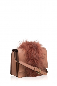 Essentiel Antwerp |  Shoulder bag with faux fur Rioca | pink  | Picture 3