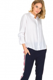 RAILS |  Blouse with tied trumpet sleeves Astrid White | white  | Picture 2