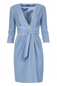 Overslag jurk Eloise | Blauw