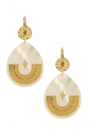 14k goud vergulden oorbellen Elan | naturel