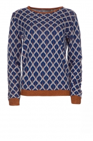 Trui met glinstering Doura | blauw