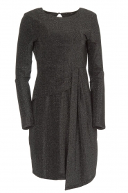 Glitterjurk Kimberly | zwart