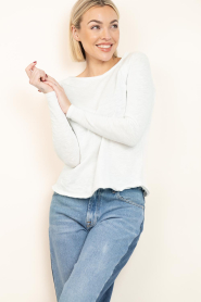 American Vintage |  Basic round neck T-shirt Sonoma | white | Picture 4