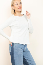 American Vintage |  Basic round neck T-shirt Sonoma | white | Picture 6