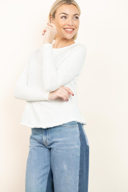 American Vintage |  Basic round neck T-shirt Sonoma | white | Picture 8