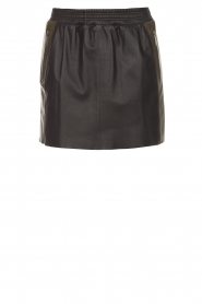 Leren rok Joanna | zwart