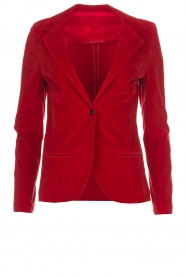 Lois Jeans | Corduroy blazer Telma | rood  | Afbeelding 1