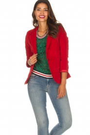 Lois Jeans | Corduroy blazer Telma | rood  | Afbeelding 4