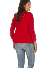 Lois Jeans | Corduroy blazer Telma | rood  | Afbeelding 6