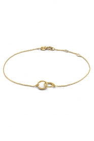 Just Franky |  14k gold Vintage Open Circle bracelet | gold  | Picture 1