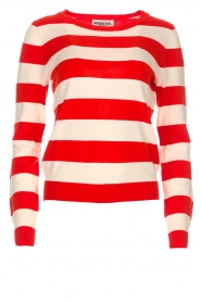 Gestreepte trui Ricard | rood
