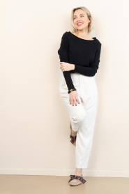 American Vintage |  Basic round neck T-shirt Sonoma | black | Picture 3