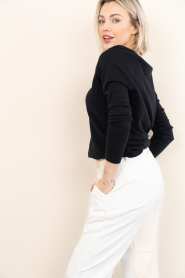 American Vintage |  Basic round neck T-shirt Sonoma | black | Picture 5