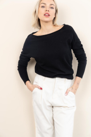 American Vintage |  Basic round neck T-shirt Sonoma | black | Picture 8