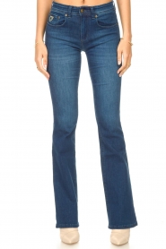 Lois Jeans |  L34 Flared jeans Melrose | blue  | Picture 4